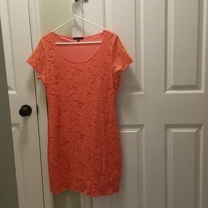 Orange Summer Mini Dress